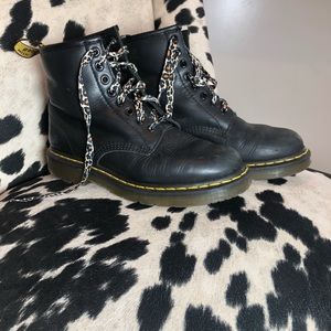 Dr Marten Black Combat Boots
